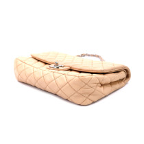 Chanel Timeless Media Leder Beige