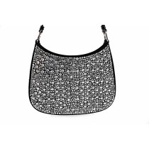 Prada Cleo Crystal Silver