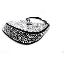 Prada Cleo Crystal Silver