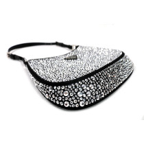 Prada Cleo Crystal Argento