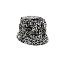 Prada Silver Crystal Bucket Hat