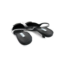 프라다 데콜테 슬링백 크리스탈 실버