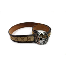 Gucci Interlocking GG Beige Belt