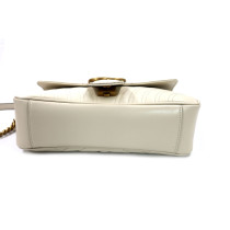 Gucci Marmont Medium Weißes Leder