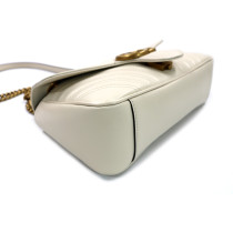 Gucci Marmont Medium White Leather