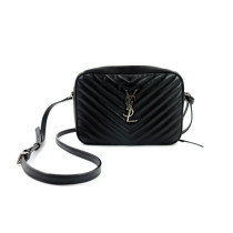 Saint Laurent Lou Camera Bag Black Leather