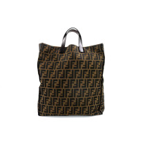 Fendi Shopping Tote Bag Zucca Marrone