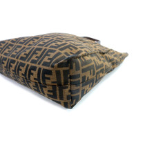 Fendi Sac Cabas Shopping Zucca Marron