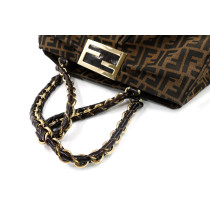 Fendi Mia Bag Zucca Braun