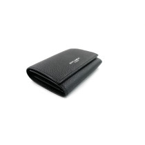 Porte-clés Saint Laurent Cuir Noir