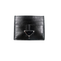 Prada Black Leather Card Holder