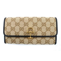 Portefeuille Gucci GG Beige