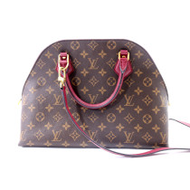 Louis Vuitton Alma PM Braun und Bordeaux