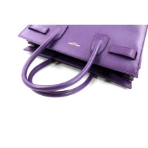 Saint Laurent Sac de Jour Pelle Viola