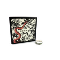 Gucci Bague Argent et Vert