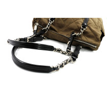 Prada Shopper Vela-Gewebe Grün