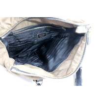 프라다 쇼퍼 녹색 캔버스 백