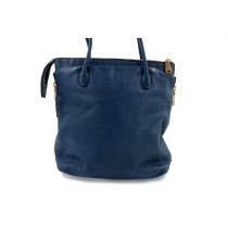 Miu Miu Shopper Cuir Bleu