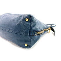 Miu Miu Shopper Leder Blau