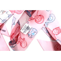 Hermes Seidenbandeau Rosa