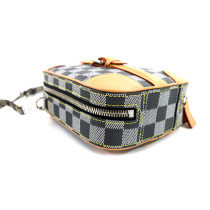 Louis Vuitton Blue and Brown Valisette