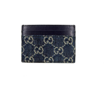 Gucci Porte-cartes en denim GG