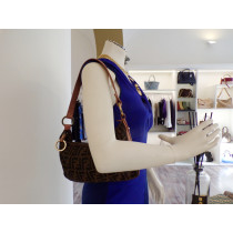 Fendi Schultertasche Zucca