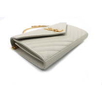 Saint Laurent Cassandre Cuir Ivoire