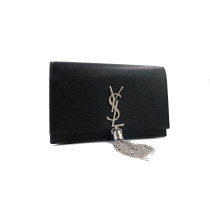 Saint Laurent Kate Black Leather