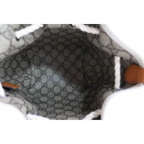 구찌 베이지 패브릭 버킷백