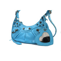 Balenciaga Le Cagole Blaues Leder