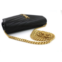 Saint Laurent Cassandre Pelle Nera