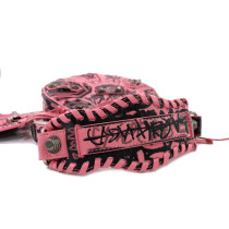 Balenciaga Le Cagole Graffiti Pink Calfskin