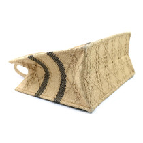 Dior Book Tote Raphia Beige