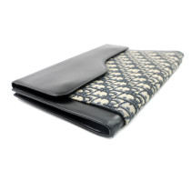 디올 새들 포쉐트 오블리크 블루 캔버스