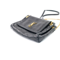 Saint Laurent Nolita Mini Schwarzes Leder