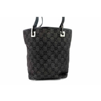 Gucci Secchiello Tela Nera e Grigia