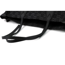 Gucci Einkaufstasche Denim GG Schwarz