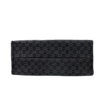 Gucci Einkaufstasche Denim GG Schwarz