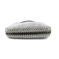 Stella McCartney Falabella Mini Crystal Argent