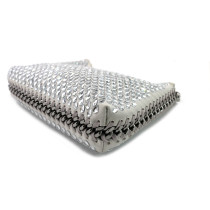 Stella McCartney Falabella Mini Crystal Argento