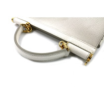 Dolce & Gabbana Miss Sicily White Leather