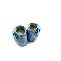 Gucci Baby Shoes Blue Canvas