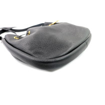 Saint Laurent Hobo Paris VII Schwarzes Leder