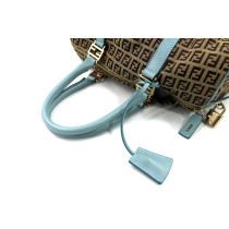 Fendi Bauletto Toile Beige