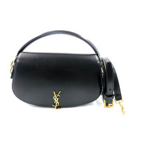 Saint Laurent Voltaire Schwarzes Leder