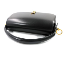 Saint Laurent Voltaire Schwarzes Leder