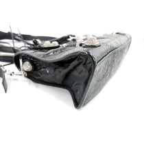 Balenciaga City Small Schwarzes Leder