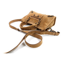 Balenciaga City Small Pelle Scamosciata Beige