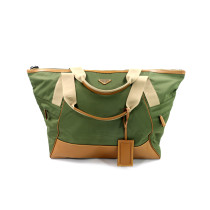 Prada Reisetasche Leinwand Khaki